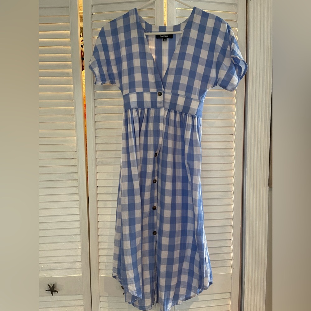 Blue maxi dress